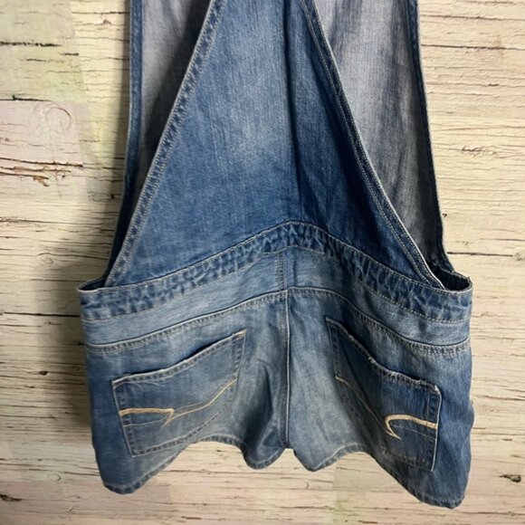 Women’s American Eagle Overalls size small jean denim - Picture 4 of 7